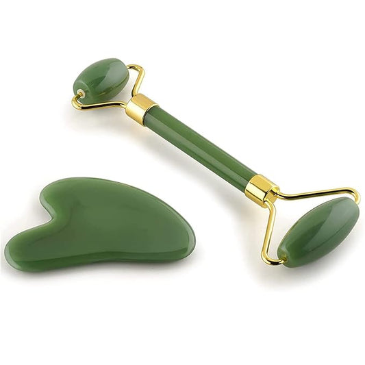 Combo Pack Marble Jade Roller WITH STONE MARBLE | Ice Roller Facial Massage | Derma Roller [Pack Of 3]